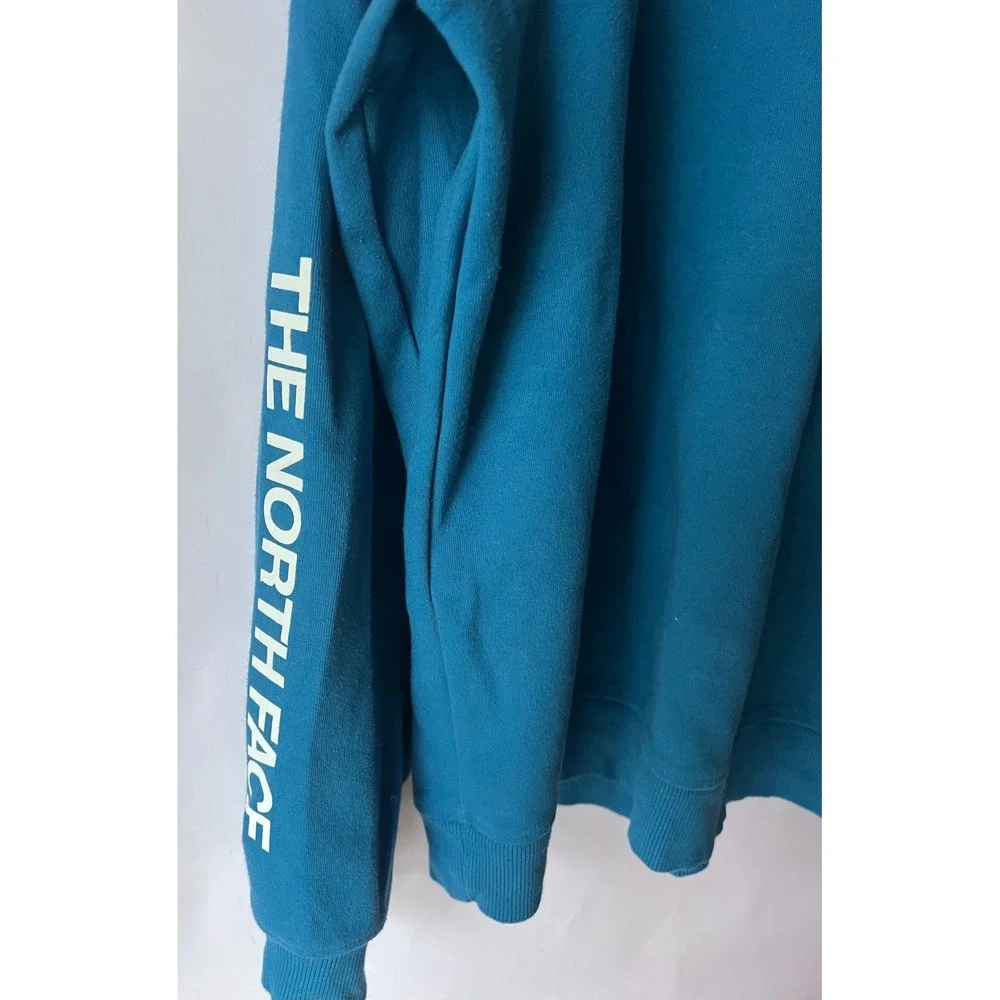 The North Face Tech‎ Crew Neck Sweatshirt Blue Black Mens XL